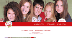 Desktop Screenshot of city-kids.net
