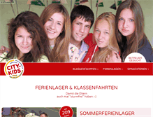 Tablet Screenshot of city-kids.net